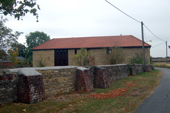 Converted barn at Bletsoe Castle October 2009